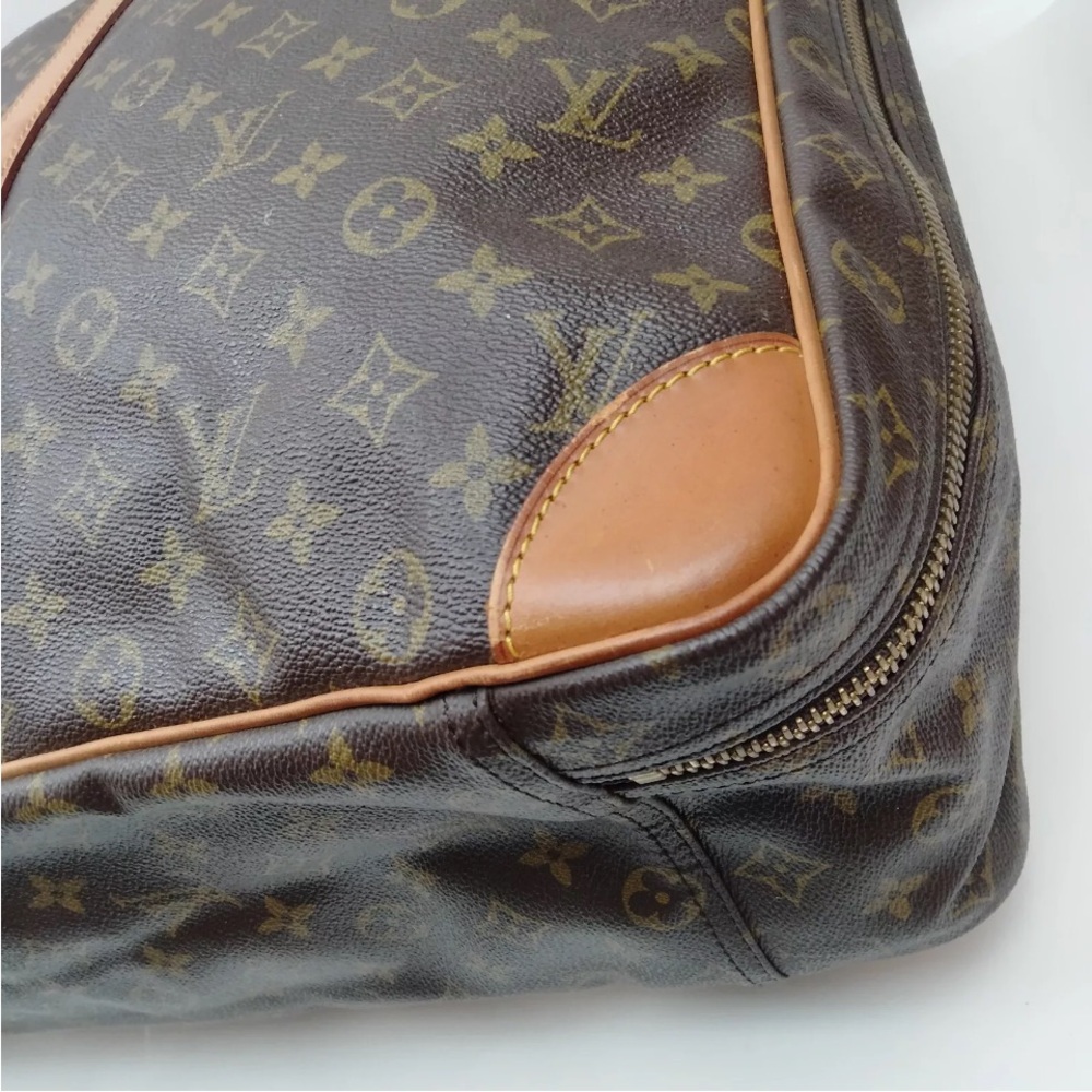 Louis Vuitton Travel Bag Sirius 55 Brown Monogram with Lock & Key - Picture 7 of 15